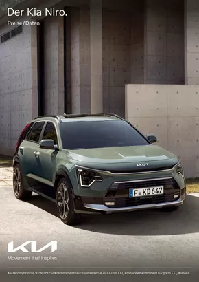 KIA Katalog | KIA Niro Hybrid | 2024-09-03T00:00:00.000Z - 2025-09-03T00:00:00.000Z