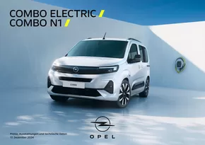 Opel Katalog in Mintraching | Opel Combo N1Combo Electric | 2024-12-19T00:00:00.000Z - 2025-12-19T00:00:00.000Z