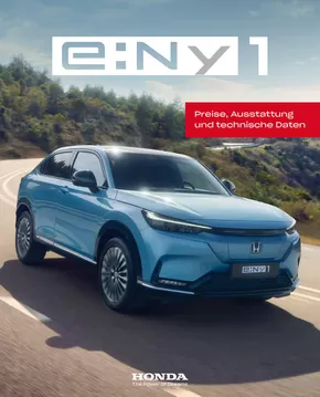 Honda Katalog in Norderstedt | Honda e:Ny1 PREISE, AUSSTATTUNG, TECHNISCHE DATEN | 2025-03-25T00:00:00.000Z - 2026-03-25T00:00:00.000Z