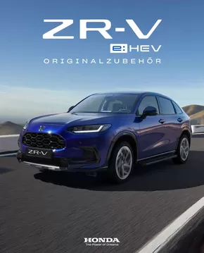 Honda Katalog in Norderstedt | Honda ZR-V ZUBEHÖRBROSCHÜRE | 2025-03-25T00:00:00.000Z - 2026-03-25T00:00:00.000Z