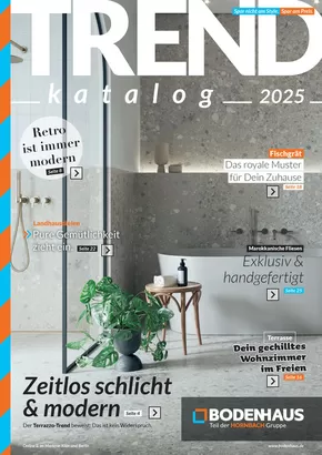 Hornbach Katalog in Erlangen | BODENHAUS Trendkatalog | 2025-01-01T00:00:00.000Z - 2025-12-31T00:00:00.000Z