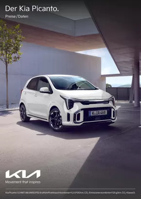 KIA Katalog in Rostock | KIA Picanto | 2025-03-25T00:00:00.000Z - 2026-03-25T00:00:00.000Z