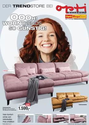 Opti Wohnwelt Katalog in Karlsruhe | Wohntrends | 2025-05-12T00:00:00.000Z - 2025-07-31T00:00:00.000Z