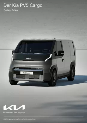 KIA Katalog in Aschau i Chiemgau | KIA PV5 Cargo | 2025-05-23T00:00:00.000Z - 2026-05-23T00:00:00.000Z