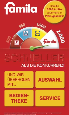famila Nordwest Katalog | SCHNELLER ALS DIE KONKUREENZ! | 2025-06-05T00:00:00.000Z - 2025-10-31T00:00:00.000Z