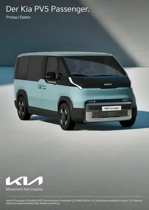 KIA Katalog | KIA PV5 Passenger | 2025-06-12T00:00:00.000Z - 2026-06-12T00:00:00.000Z