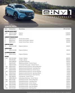 Honda Katalog in Göttingen | Honda e:NY1 ZUBEHÖR-PREISLISTE | 2025-06-14T00:00:00.000Z - 2026-06-14T00:00:00.000Z