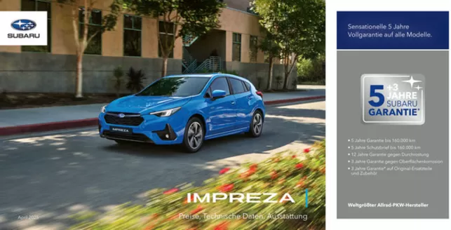 Subaru Katalog in Bad Hersfeld | PTA Impreza MY 2024.pdf | 2025-06-21T00:00:00.000Z - 2026-06-21T00:00:00.000Z