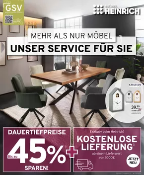 Möbel Heinrich Katalog in Stuttgart | Möbel Heinrich flugblatt | 2025-07-02T00:00:00.000Z - 2025-07-29T00:00:00.000Z