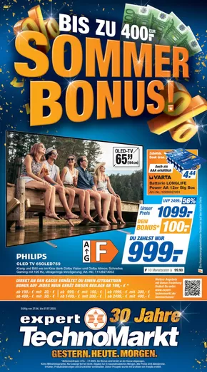Expert  Technomarkt Katalog in Nürnberg | Sommer Bonus | 2025-07-02T00:00:00.000Z - 2025-07-31T00:00:00.000Z