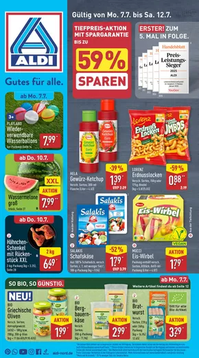 Aldi Nord Katalog in Berlin | Rabatte und Aktionen | 2025-07-07T00:00:00.000Z - 2025-07-12T00:00:00.000Z