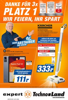 expert Techno Land Katalog | expert Techno Land flugblatt | 2025-07-04T00:00:00.000Z - 2025-07-10T00:00:00.000Z