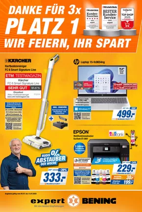 Expert Bening Katalog | Expert Bening flugblatt | 2025-07-05T00:00:00.000Z - 2025-07-11T00:00:00.000Z