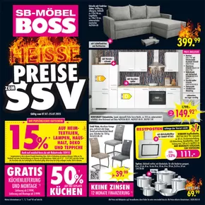 SB Möbel Boss Katalog in Aachen | Exklusive Schnäppchen | 2025-07-07T00:00:00.000Z - 2025-07-27T00:00:00.000Z