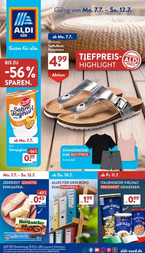 Aldi Süd Katalog | ALDI SÜD Prospekt: aktuelle Angebote | 2025-07-07T00:00:00.000Z - 2025-07-12T00:00:00.000Z