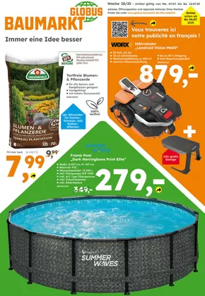 Globus Baumarkt Katalog | Aktuelle Deals und Angebote | 2025-07-06T00:00:00.000Z - 2025-07-12T00:00:00.000Z