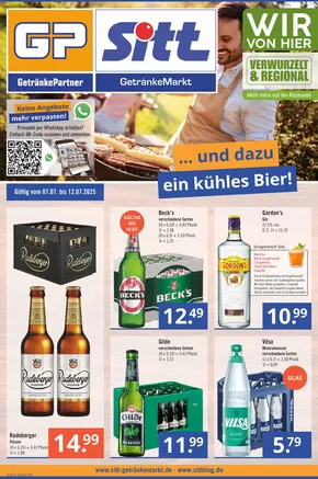 GetränkePartner Katalog in Flensburg | Attraktive Sonderangebote für alle | 2025-07-07T00:00:00.000Z - 2025-07-12T00:00:00.000Z