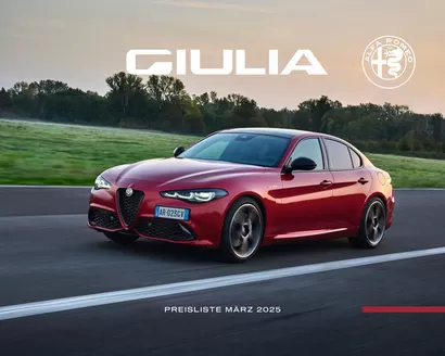 Alfa Romeo Katalog | Alfa Romeo Giulia | 2025-07-07T00:00:00.000Z - 2026-07-07T00:00:00.000Z
