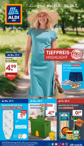 Aldi Süd Katalog in Weinstadt | Angebote für Schnäppchenjäger | 2025-07-21T00:00:00.000Z - 2025-07-26T00:00:00.000Z