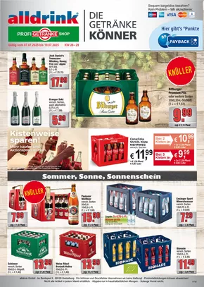 alldrink Katalog | Neue Angebote zum Entdecken | 2025-07-06T00:00:00.000Z - 2025-07-19T00:00:00.000Z