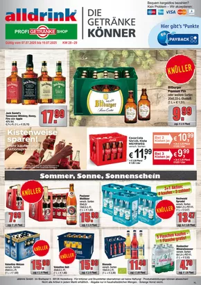 alldrink Katalog | Unsere besten Angebote für Sie | 2025-07-06T00:00:00.000Z - 2025-07-19T00:00:00.000Z