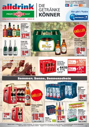 alldrink Katalog | Top-Deals und Rabatte | 2025-07-06T00:00:00.000Z - 2025-07-19T00:00:00.000Z