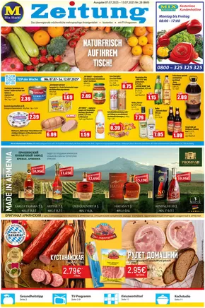 Mix Markt Katalog in Tübingen | Mix Markt flugblatt | 2025-07-07T00:00:00.000Z - 2025-07-13T00:00:00.000Z