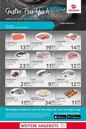 Selgros Katalog in Stuttgart | Fischtheke | 2025-07-07T00:00:00.000Z - 2025-07-12T00:00:00.000Z