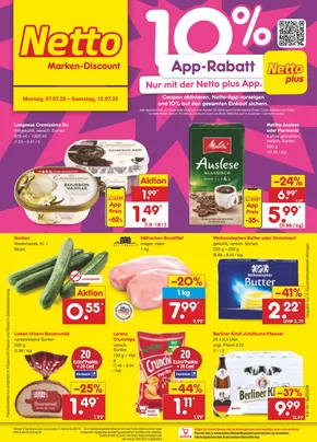 Netto Marken-Discount Katalog | Filial-Angebote | 2025-07-07T00:00:00.000Z - 2025-07-12T00:00:00.000Z