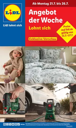Lidl Katalog | Aktuelle Deals und Angebote | 2025-07-21T00:00:00.000Z - 2025-07-26T00:00:00.000Z