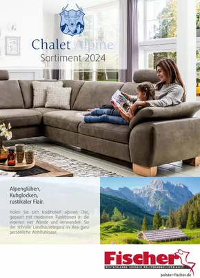 Polstermöbel Fischer Katalog in Neu-Ulm | Alpenglühen Kuhglocken Rustikaler Flair | 2025-07-08T00:00:00.000Z - 2025-07-31T00:00:00.000Z