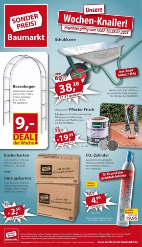 Sonderpreis Baumarkt Katalog in Weimar | Nächste Woche | 2025-07-19T00:00:00.000Z - 2025-07-25T00:00:00.000Z