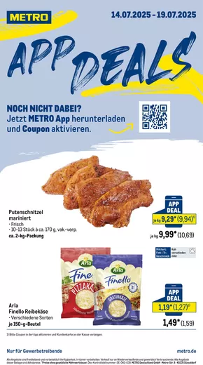 Metro Katalog in Bremen | Rabatte und Aktionen | 2025-07-14T00:00:00.000Z - 2025-07-19T00:00:00.000Z