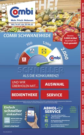 Combi Markt Katalog in Neumünster | Angebote für Schnäppchenjäger | 2025-07-13T00:00:00.000Z - 2025-07-19T00:00:00.000Z