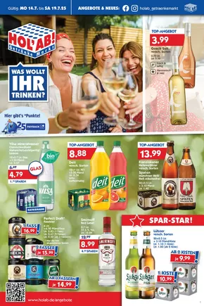 Hol'ab Getränkemarkt Katalog | Aktueller Prostpekt Hol'ab Getränkemarkt | 2025-07-14T00:00:00.000Z - 2025-07-19T00:00:00.000Z