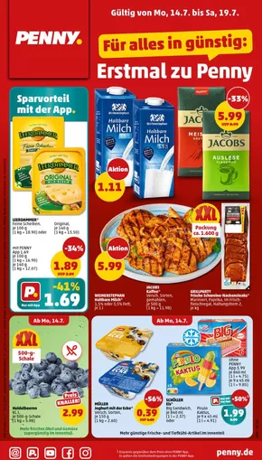Penny Katalog in Bremen | Angebote für Schnäppchenjäger | 2025-07-14T00:00:00.000Z - 2025-07-19T00:00:00.000Z