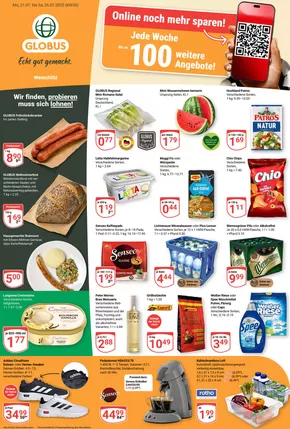 Globus Katalog | Rabatte und Aktionen | 2025-07-21T00:00:00.000Z - 2025-07-26T00:00:00.000Z