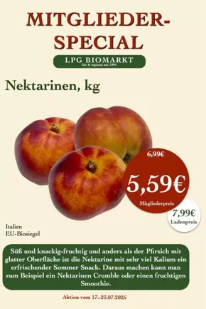 LPG Biomarkt Katalog in Stuttgart | Mitgliederspecial | 2025-07-17T00:00:00.000Z - 2025-07-23T00:00:00.000Z