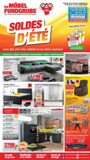 Möbelfundgrube Katalog | Rabatte und Aktionen | 2025-07-17T00:00:00.000Z - 2025-07-30T00:00:00.000Z