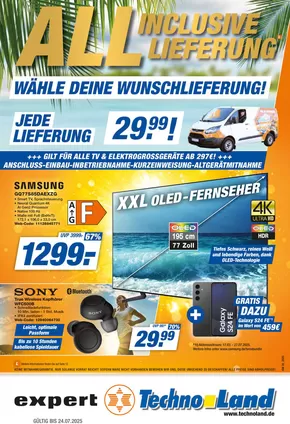expert Techno Land Katalog in Nürnberg | expert Techno Land flugblatt | 2025-07-18T00:00:00.000Z - 2025-07-24T00:00:00.000Z