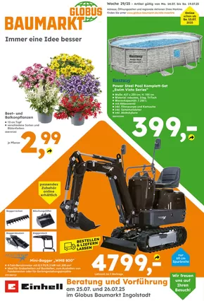 Globus Baumarkt Katalog in Hamburg | Unsere besten Angebote für Sie | 2025-07-13T00:00:00.000Z - 2025-07-19T00:00:00.000Z