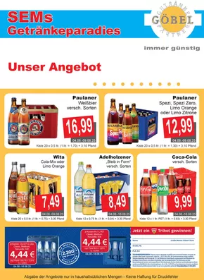 Getränke Göbel Katalog in Augsburg | Attraktive Angebote entdecken | 2025-04-08T00:00:00.000Z - 2025-09-08T00:00:00.000Z