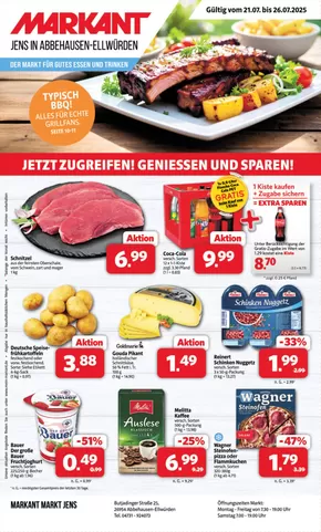 Markant Markt Katalog | Aktuelle Deals und Angebote | 2025-07-20T00:00:00.000Z - 2025-07-26T00:00:00.000Z