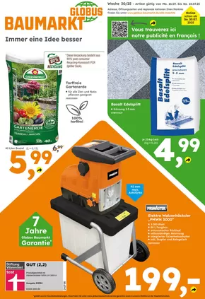 Globus Baumarkt Katalog in Hirschaid | Sonderangebote für Sie | 2025-07-20T00:00:00.000Z - 2025-07-26T00:00:00.000Z