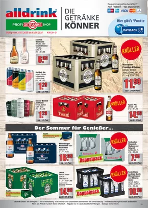 Profi Getränke Katalog | Profi Getränke Angebote | 2025-07-20T00:00:00.000Z - 2025-08-02T00:00:00.000Z