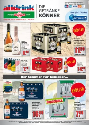 Profi Getränke Katalog | Aktuelle Schnäppchen und Angebote | 2025-07-20T00:00:00.000Z - 2025-08-02T00:00:00.000Z