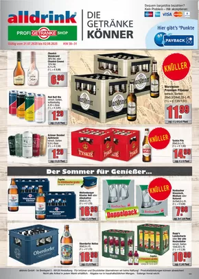 Profi Getränke Katalog in Herzogenrath | Top-Angebote für alle Schnäppchenjäger | 2025-07-20T00:00:00.000Z - 2025-08-02T00:00:00.000Z