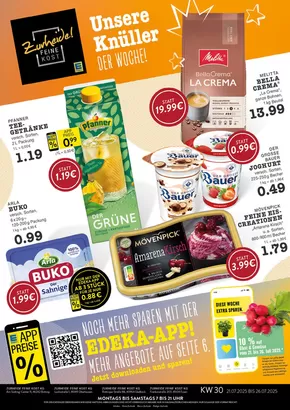 EDEKA Katalog in Moers | Exklusive Deals und Schnäppchen | 2025-07-20T00:00:00.000Z - 2025-07-26T00:00:00.000Z