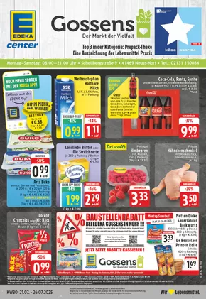 EDEKA Katalog in Willich | Unsere besten Schnäppchen | 2025-07-20T00:00:00.000Z - 2025-07-26T00:00:00.000Z