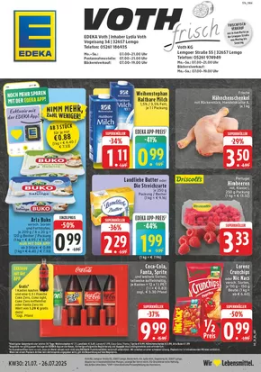 EDEKA Katalog in Bochum | Tolles Angebot für alle Kunden | 2025-07-20T00:00:00.000Z - 2025-07-26T00:00:00.000Z